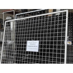 Сітка в рамі 2х1,2 проф. 17мм.(біла) без ніг